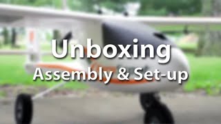 Unboxing and Assembly  HobbyZone® AeroScout™ S and S 2 11m [upl. by Sutton71]