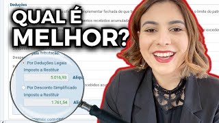 NA PRÁTICA Declaração COMPLETA ou SIMPLIFICADA ENTENDA TUDO [upl. by Titus74]