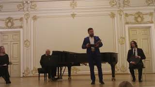 Schumann  Spanisches Liederspiel Op 74 Der Contrabandiste Ilia Mazurov Dmitry Subow [upl. by Brouwer]