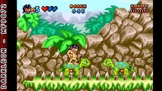 Game Boy Advance  Prehistorik Man © 2001 Titus Software  Gameplay [upl. by Rehpotsirhk]