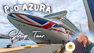 SHIP TOUR of PampOs cruise ship AZURA cruiseship cruise shiptour azura [upl. by Ahsietal]