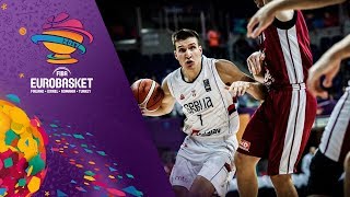 Serbia v Latvia  Highlights  FIBA EuroBasket 2017 [upl. by Shulem843]