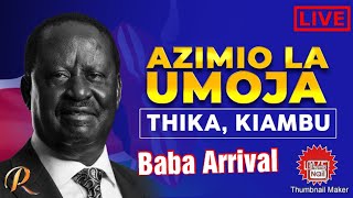 azimio la umoja thika stadium LIVE The 5th President warm Welcome at Thika by Millions of Kenyans [upl. by Oicnaneb]