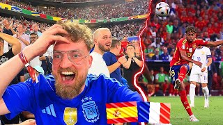 Spanien vs Frankreich  EM Stadionvlog 🇪🇸🇫🇷  LAMINE TRAUMTOR  ICH RASTE KOMPLETT AUS  ViscaBarca [upl. by Artinek]