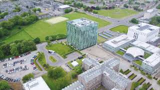 Kings college chapel and aberdeen university 4k drone footage [upl. by Aneral]