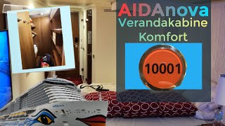 AIDAnova Ist das die coolste Kabine an Bord Verandakabine am Bug 10001 [upl. by Dalenna]