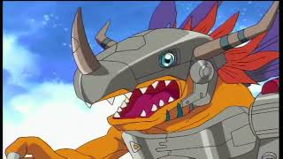 Digimon Season 1  Metalgreymon vs Etemon [upl. by Goldy842]