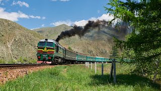 Mongolian passenger trains TransMongolian railway Part2 [upl. by Ellehsyt]