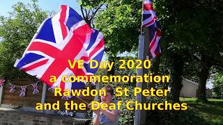 VE Day Commemoration 2020 with BSL in screen interpreter from St Peters Church Rawdon [upl. by Bonina]