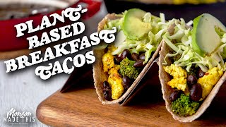 Quick and Easy PlantBased Breakfast Tacos  Delicious WFPB Recipe GF  oilFree option [upl. by Rodney]