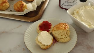 Homemade Classic Scones with Clotted Cream  Episode 514  Baking with Eda [upl. by Kulseth]