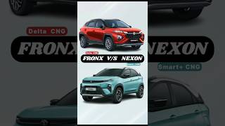 Maruti Fronx CNG vs Tata Nexon iCNG  Full Comparison shorts youtubeshorts ytshorts shortsfeed [upl. by Dihahs]