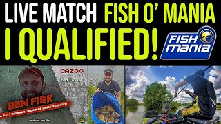 LINDHOLME FISH O MANIA MATCH  I QUALIFIED [upl. by Sirois]