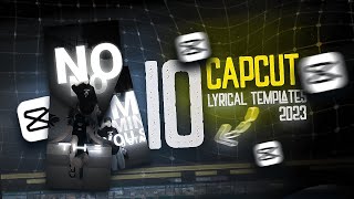 Best 10 Lyrics Capcut Templates [upl. by Hy]