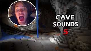 Gamers Reaction to Minecraft Cave Sounds 5 [upl. by Ahsatal]