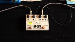 Fulltone GT500 OverdriveBoost and Distortion Demo [upl. by Alomeda]