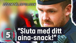 Throwback Polisen tar fast fulla 14åringar med kaxiga attityder  Södertäljepolisen  Kanal 5 [upl. by Haikezeh586]