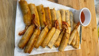 Crevette style tempura rapide facile et savoureuses 😋قمرون بطريقة تيمبورا سريعة وسهلة ولذيذ [upl. by Gazzo]