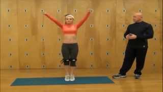 Cheerleading Herkie  Cheer Jump Workout  Kinetic Bands  Part 8 [upl. by Aeslek]