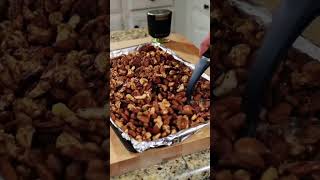 How to Make Candied Mixed Nuts Great gift idea 😋 [upl. by Sajovich193]