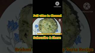 Brahmi Saag Deya Alur Vorta Recipe 🤤short cooking [upl. by Atnahc]