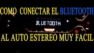 Como Conectar Tu Smartphone Al Bluetooth Del Auto Estereo Sony DSXA410BT Muy Facil En Español [upl. by Brottman]