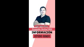 Información sobre mi estudio guiado para la Promoción Vertical 2024 [upl. by Retsila]