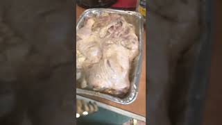 Food poulet au four likeandsubscribe 🐓🧅🧄🫑🌶️🧂 [upl. by Merriam]