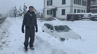 4motion VW Passat Passat B7 20 TDI 4motion in Schnee Action  Snow All Wheel Drive Action [upl. by Phyllis487]