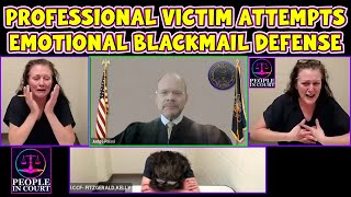 PROFESSIONAL VICTIM HITS JUDGE WITH EMOTIONAL BLACKMAIL TO MITIGATE DUI 3 [upl. by Irtak999]