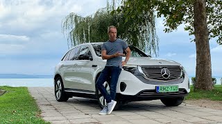 Mercedes EQC hatótáv autópályás tempóval [upl. by Pattie]