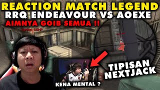 REACTION MATCH LEGEND  RRQ ENDEAVOUR VS AOEXE  AIMNYA PADA GOIB  POINT BLANK INDONESIA [upl. by Keelin]