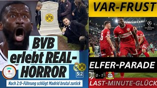 Real Madrids WahnsinnsComeback Vinícius Hattrick schockt Dortmund  Champions League 2024 [upl. by Melvyn595]