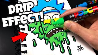 How To Draw The DRIP EFFECT Like A Pro Art Tutorial [upl. by Michella189]