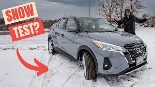 2023 Nissan Kicks Review and Test Drive  Can it Conquer the Snow [upl. by Otecina]