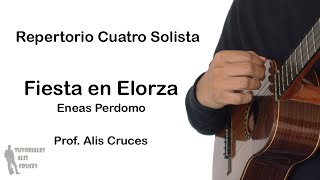 Fiesta en Elorza Cuatro Solista Prof Alis Cruces [upl. by Ellehciram]