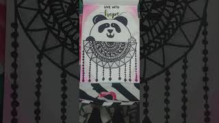 Panda mandala art 🐼 [upl. by Sadella]