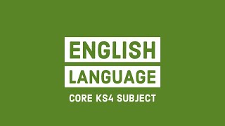 English  Core KS4 Subject [upl. by Kristie]