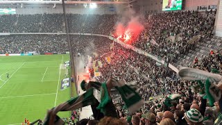 Hammarby  Djurgården 2024 MÅLJUBEL  VI ÄR GRÖNVITA BRÖDER [upl. by Ellenwahs]