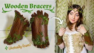 DIY Wooden Texture Bracers [upl. by Marcille373]