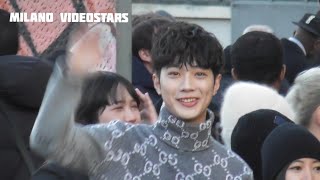 Lai Guanlin 賴冠霖  Milan Fashion Week 12 january 2024 show Gucci  Milano [upl. by Luis994]