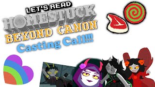 Homestuck Epilogues Beyond Cannon Casting Call  VoFT Dubs [upl. by Tenneb]