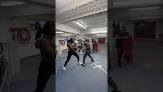 BAKI EN SPARRING BOXE ANGLAISE CHAMSOUDINOV [upl. by Aryahay]