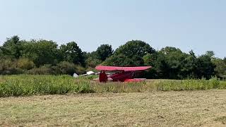 Plane landing Cape Cod Airfield Marstons Mills MA [upl. by Choong]