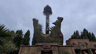 Croc Drop Ride At Chessington World Of Adventure [upl. by Erialc269]