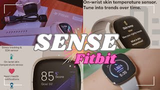 UNBOXING FITBIT SENSE ADVANCED SMARTWATCH [upl. by Sirenay]