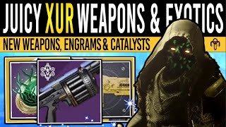 Destiny 2 XURS JUICY LOOT amp NEW WEAPONS Catalysts Exotics Engrams amp Armor 29th Nov [upl. by Eleirbag477]