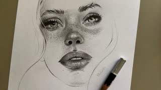 How to Draw a Realistic Nose and Lips with Pencils  StepbyStep Tutorial [upl. by Aknaib350]