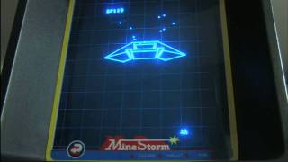 Classic Game Room HD  MINE STORM for Vectrex review [upl. by Iahc]