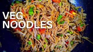 Veg noodles recipe  Tamil  Restaurant style [upl. by Akeyla640]